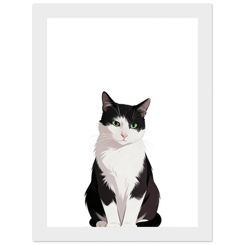 Statement Pet Portrait Poster