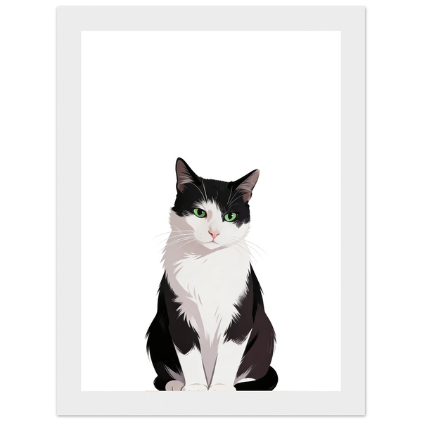 Modern Minimal Pet Portrait Poster