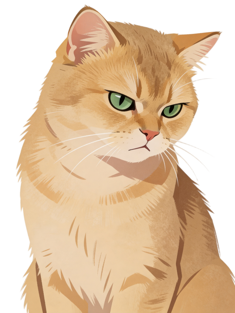 Statement style pet portrait