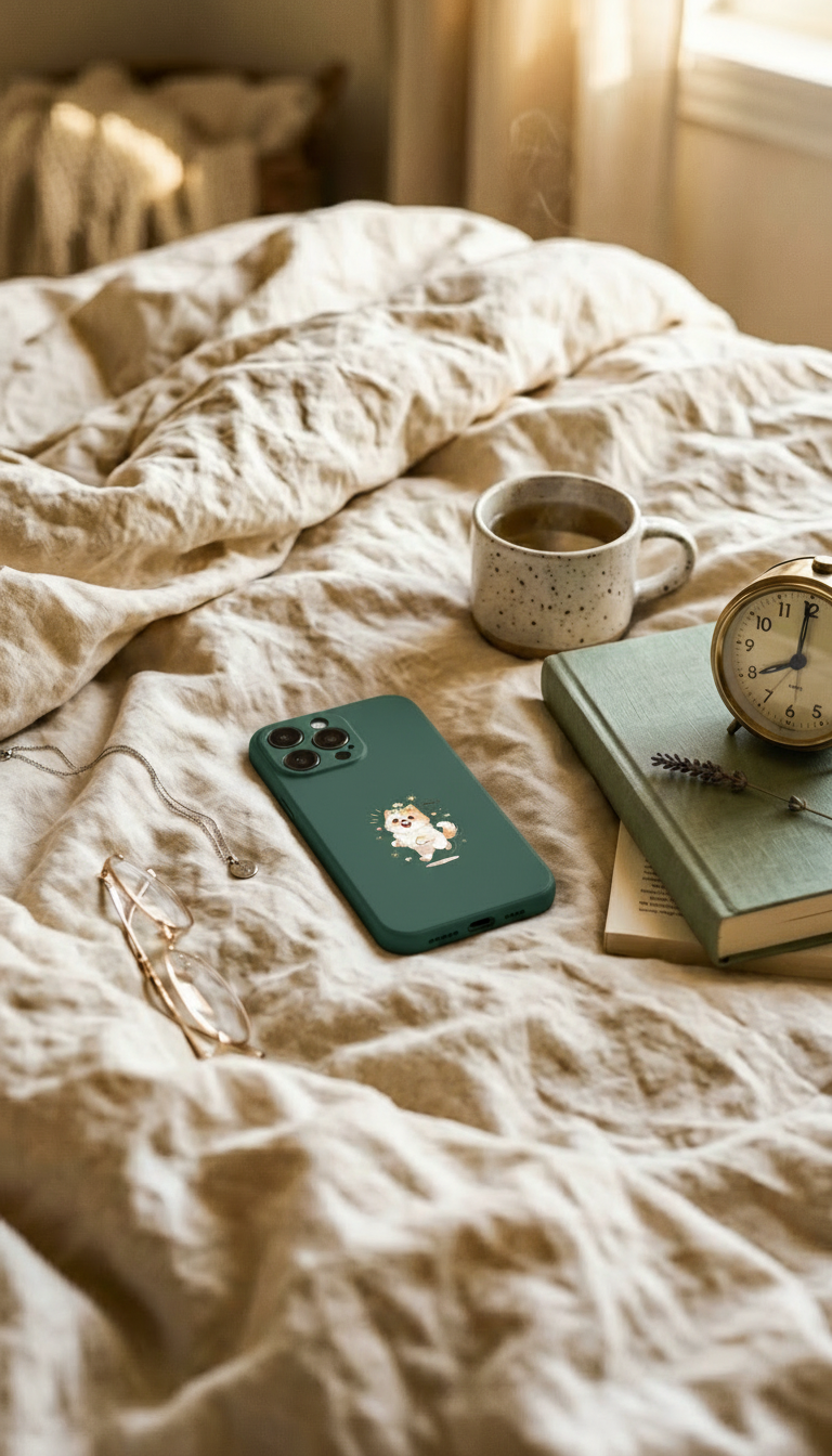 Anna phone case — bedside